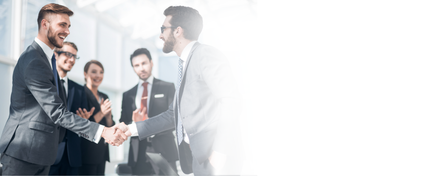 Business people shaking hands